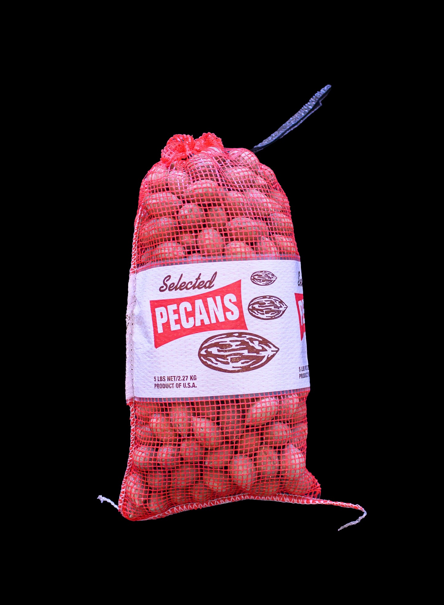 MSRM-5#LSP **Red mesh pecan bag-5 lb** 100 per bundle price (pecans not included)