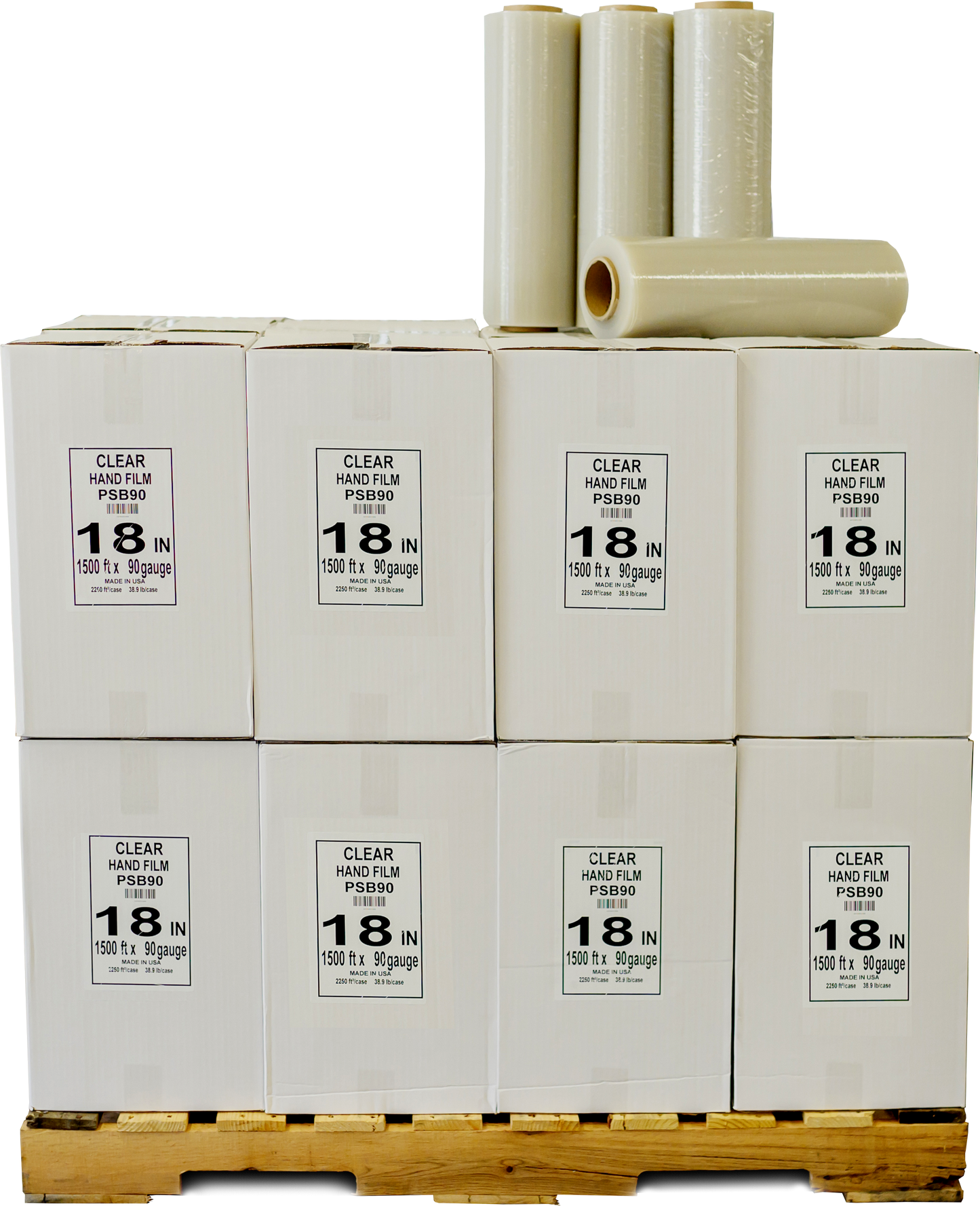 Hand Grade Stretch Wrap 4 rolls/case