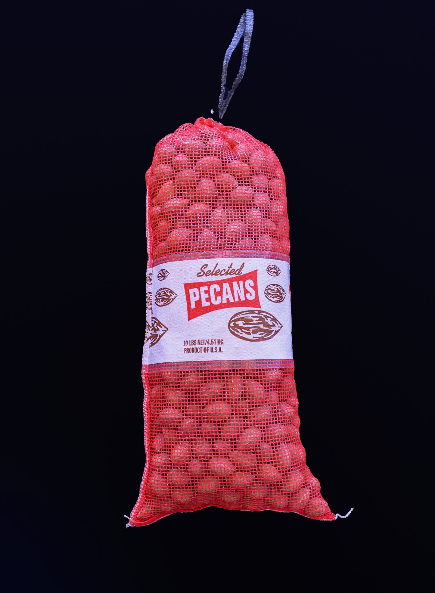 MSRM-10#LSP     **Red mesh pecan bag-10 lbs** 100 per bundle price  (pecans not included)