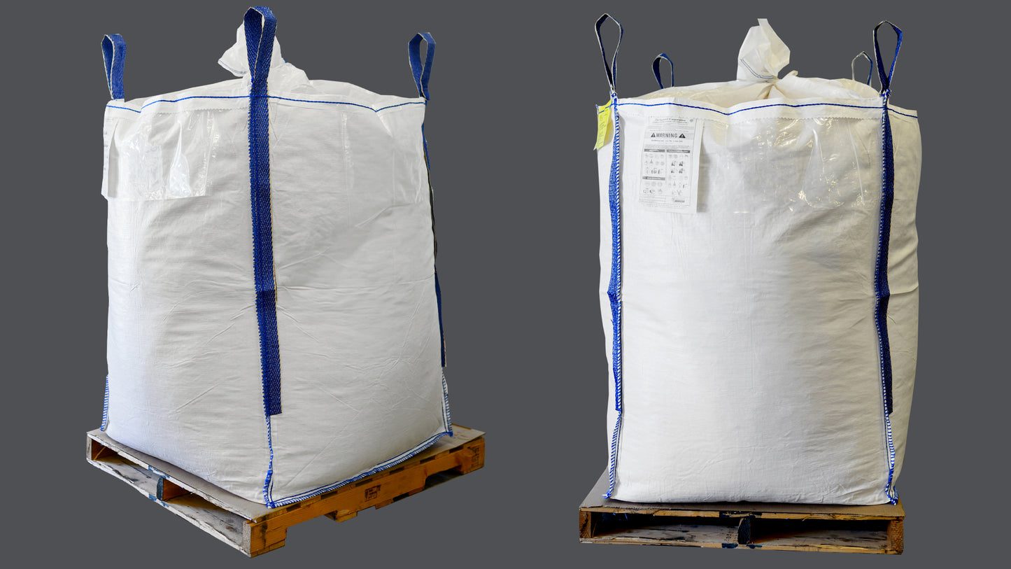 36x36x50; uncoated (breathable) fabric woven polypropylene bulk bag; duffle top; bottom spout (MS-2884-B)