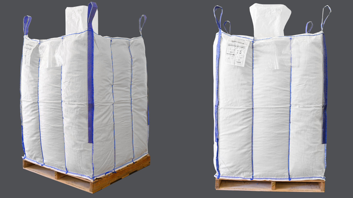 42x42x55 uncoated (breathable) fabric woven polypropylene bulk bag; spout top; spout bottom (MS-3376)